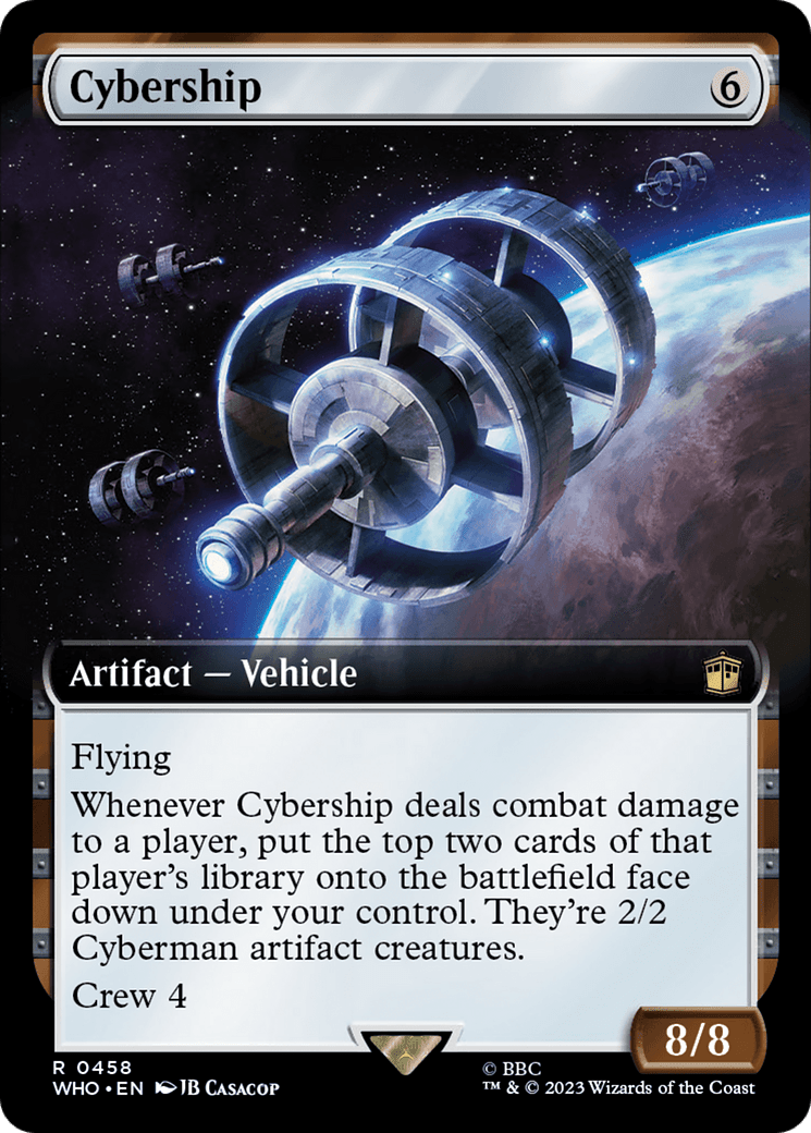 Cybership (Extended Art) [Doctor Who] MTG Single Magic: The Gathering  | Multizone: Comics And Games