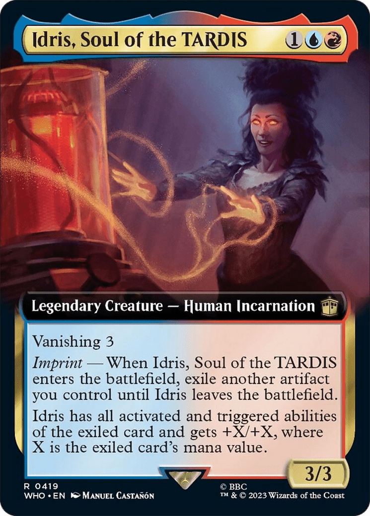 Idris, Soul of the TARDIS (Extended Art) [Doctor Who] MTG Single Magic: The Gathering  | Multizone: Comics And Games