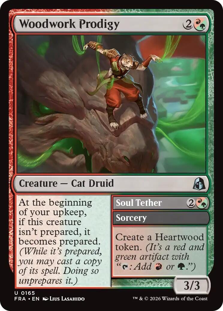 Woodwork Prodigy // Soul Tether [Reality Fracture] MTG Single Magic: The Gathering  | Multizone: Comics And Games