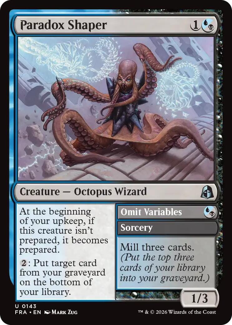 Paradox Shaper // Omit Variables [Reality Fracture] MTG Single Magic: The Gathering  | Multizone: Comics And Games