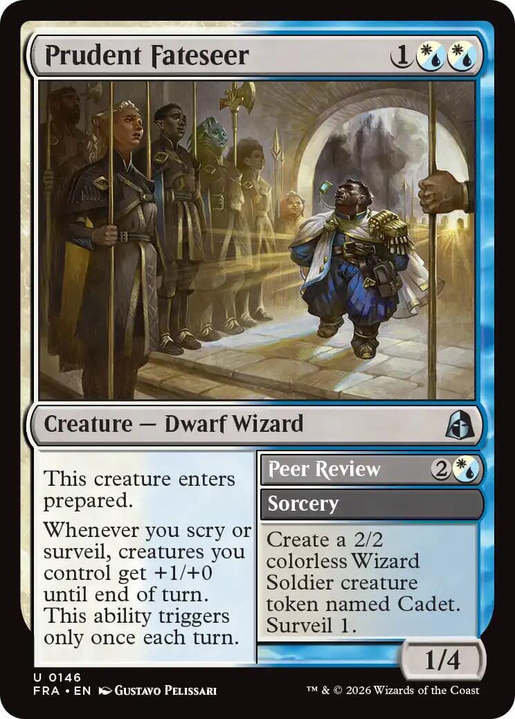 Prudent Fateseer // Peer Review [Reality Fracture] MTG Single Magic: The Gathering  | Multizone: Comics And Games