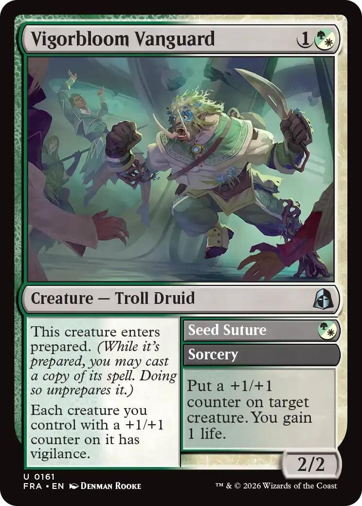 Vigorbloom Vanguard // Seed Suture [Reality Fracture] MTG Single Magic: The Gathering  | Multizone: Comics And Games
