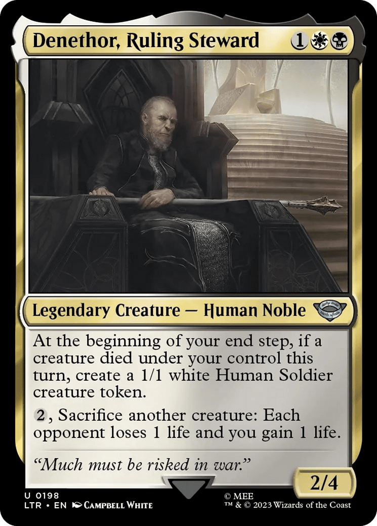 Denethor, Ruling Steward [The Lord of the Rings: Tales of Middle-Earth] MTG Single Magic: The Gathering  | Multizone: Comics And Games