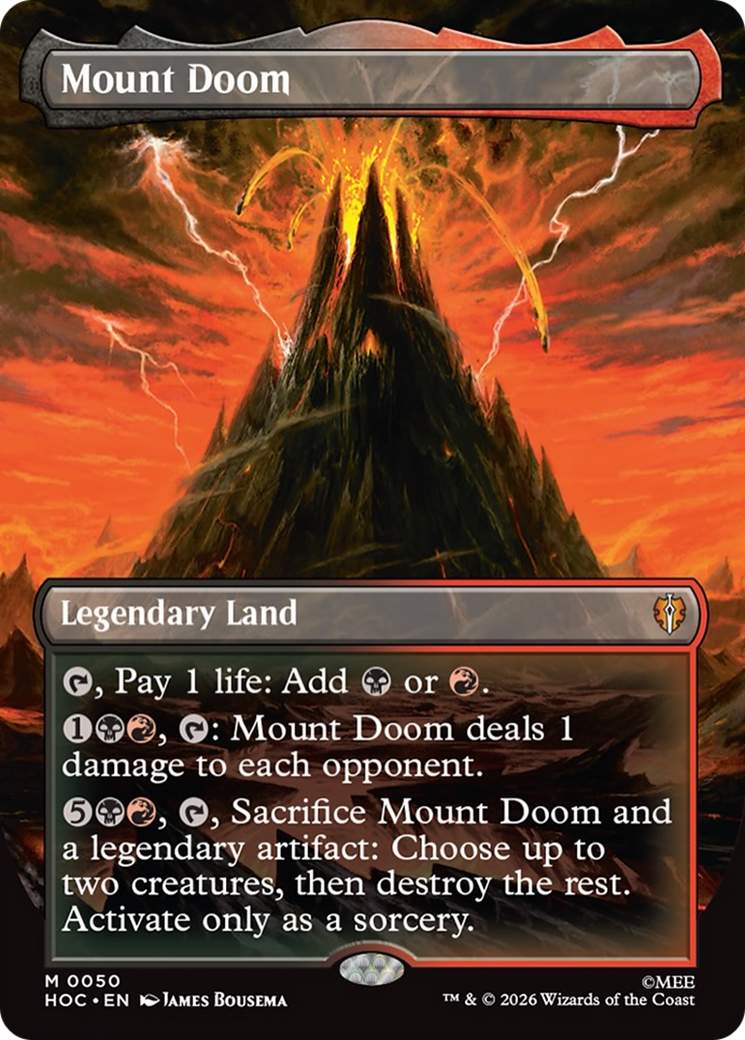 Mount Doom (Borderless) [The Hobbit: Eternal-Legal] | Multizone: Comics And Games