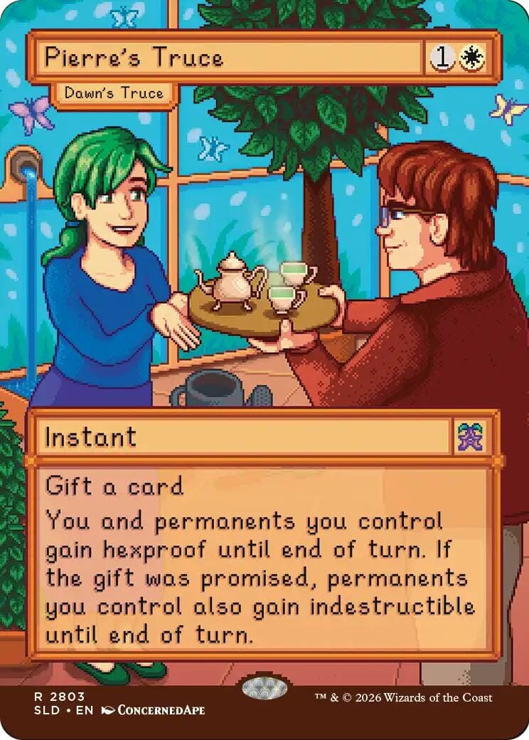 Pierre's Truce - Dawn's Truce [Secret Lair Drop Series] MTG Single Magic: The Gathering  | Multizone: Comics And Games