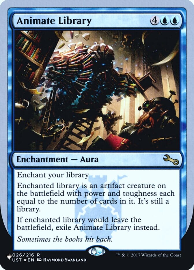 Animate Library (Unfinity Foil Edition) [The List] MTG Single Magic: The Gathering  | Multizone: Comics And Games
