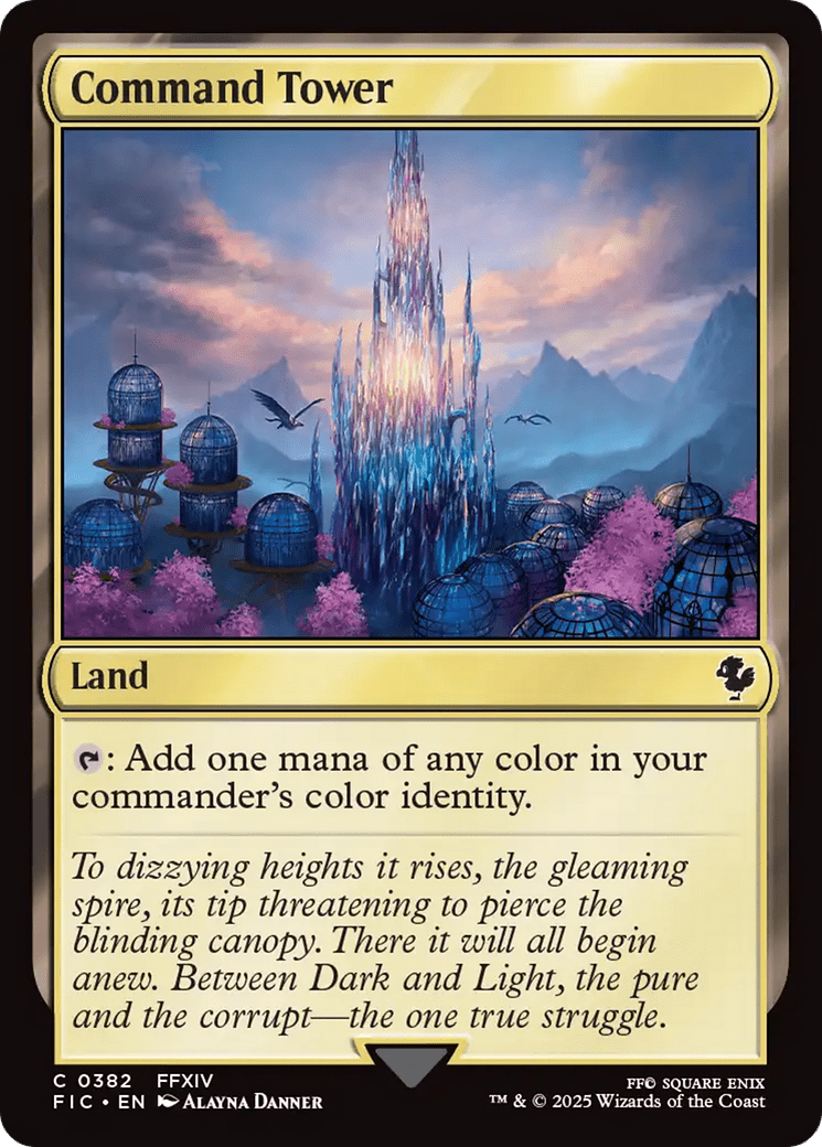 Command Tower (0382) [FINAL FANTASY Commander] MTG Single Magic: The Gathering  | Multizone: Comics And Games