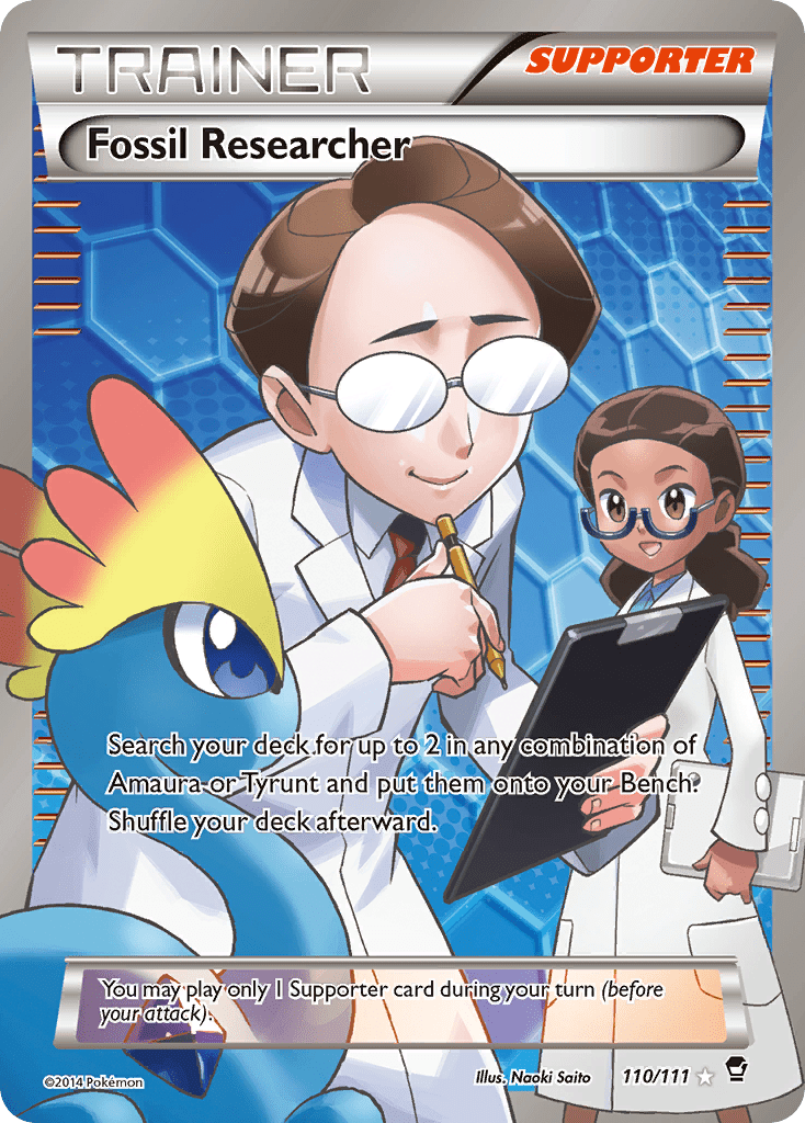 Fossil Researcher (110/111) [XY: Furious Fists] Pokemon Single Pokémon  | Multizone: Comics And Games