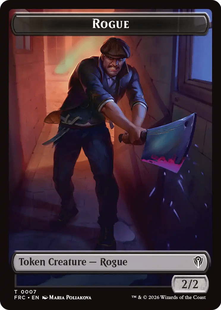 Insect // Rogue Double-Sided Token [Reality Fracture Commander Tokens] MTG Single Magic: The Gathering  | Multizone: Comics And Games