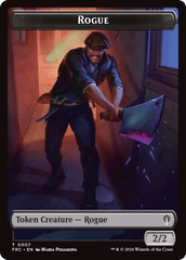 Insect // Rogue Double-Sided Token [Reality Fracture Commander Tokens] MTG Single Magic: The Gathering  | Multizone: Comics And Games
