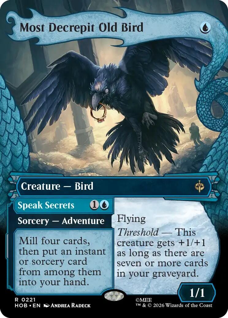 Most Decrepit Old Bird (Showcase) [The Hobbit] MTG Single Magic: The Gathering  | Multizone: Comics And Games