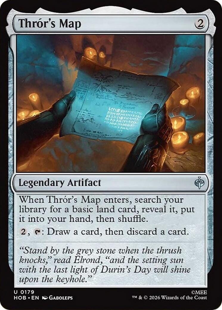Thror's Map [The Hobbit] MTG Single Magic: The Gathering  | Multizone: Comics And Games