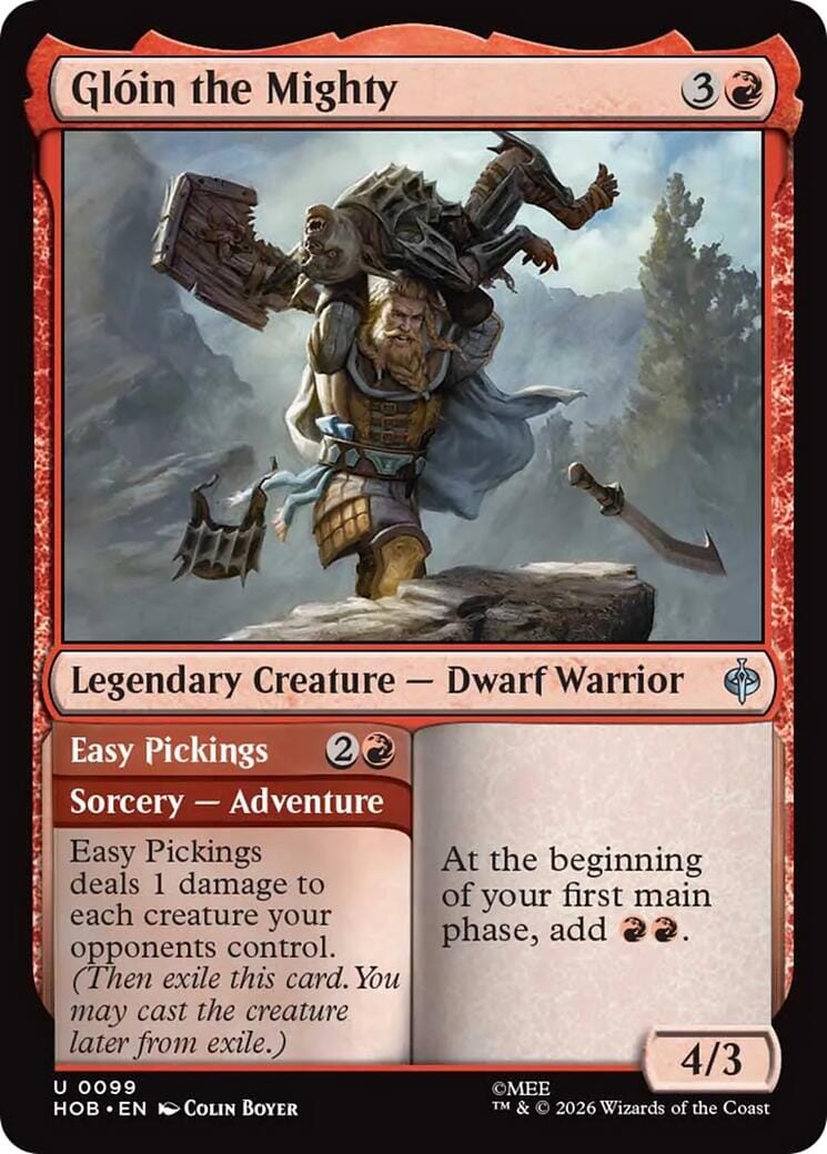 Gloin the Mighty [The Hobbit] MTG Single Magic: The Gathering  | Multizone: Comics And Games