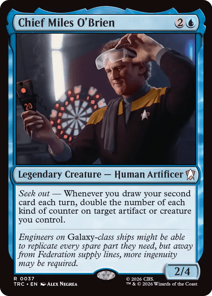 Chief Miles O'Brien [Star Trek Commander] MTG Single Magic: The Gathering  | Multizone: Comics And Games
