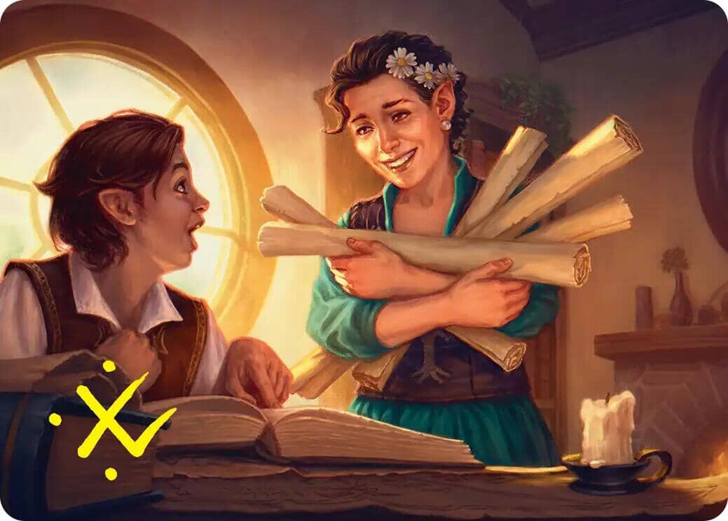 Belladonna Took Art Card (Gold-Stamped Signature) [The Hobbit Art Series] | Multizone: Comics And Games