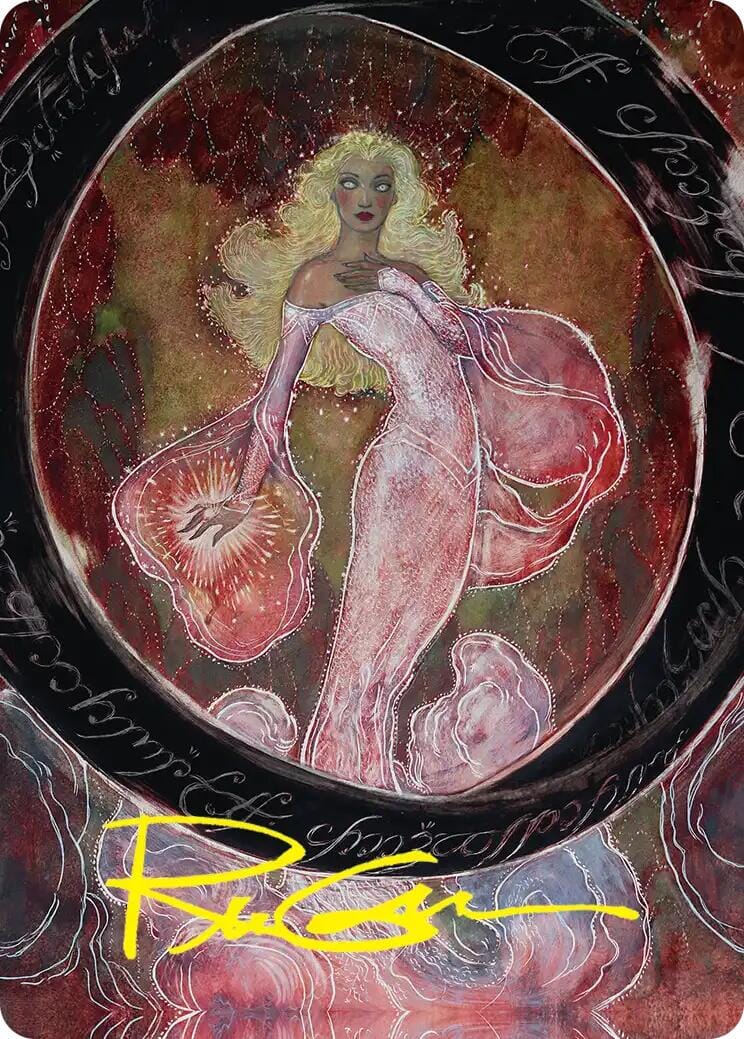 Galadriel's Dismissal Art Card (Gold-Stamped Signature) [The Hobbit Art Series] | Multizone: Comics And Games
