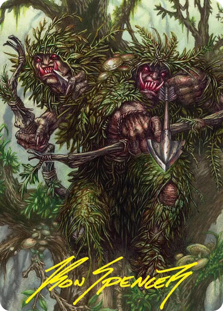 Orcish Bowmasters Art Card (Gold-Stamped Signature) [The Hobbit Art Series] | Multizone: Comics And Games
