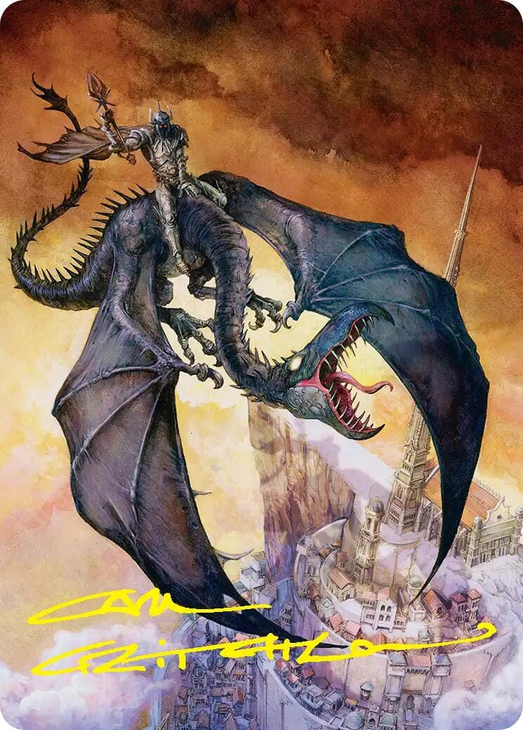 Witch-king, Bringer of Ruin Art Card (Gold-Stamped Signature) [The Hobbit Art Series] | Multizone: Comics And Games