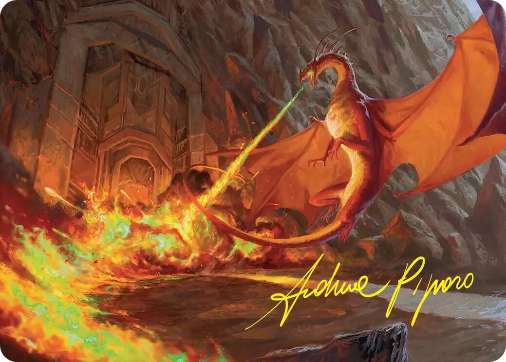 Smaug's Fury Art Card (Gold-Stamped Signature) [The Hobbit Art Series] | Multizone: Comics And Games