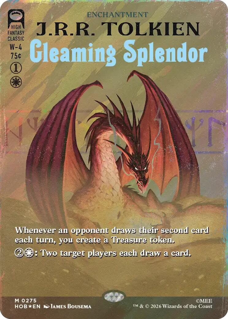 Gleaming Splendor (Borderless) (Surge Foil) [The Hobbit] | Multizone: Comics And Games