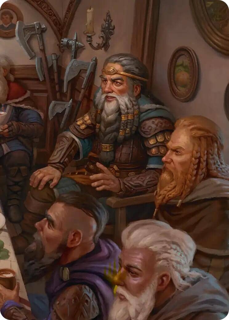 Thorin, King of Durin's Folk Art Card (3/12) [The Hobbit Art Series] MTG Single Magic: The Gathering  | Multizone: Comics And Games