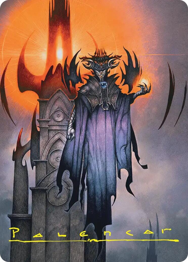Sauron, the Lidless Eye Art Card (Gold-Stamped Signature) [The Hobbit Art Series] | Multizone: Comics And Games