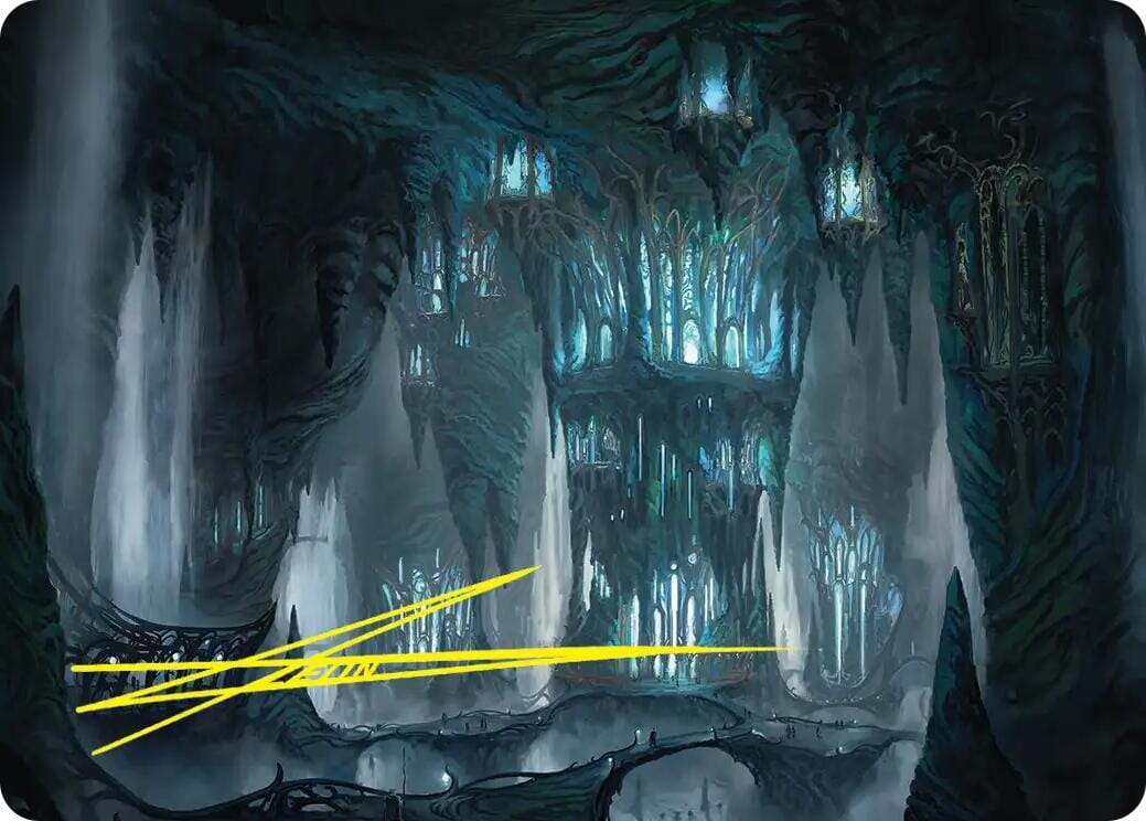 Elvenking's Halls Art Card (Gold-Stamped Signature) [The Hobbit Art Series] | Multizone: Comics And Games