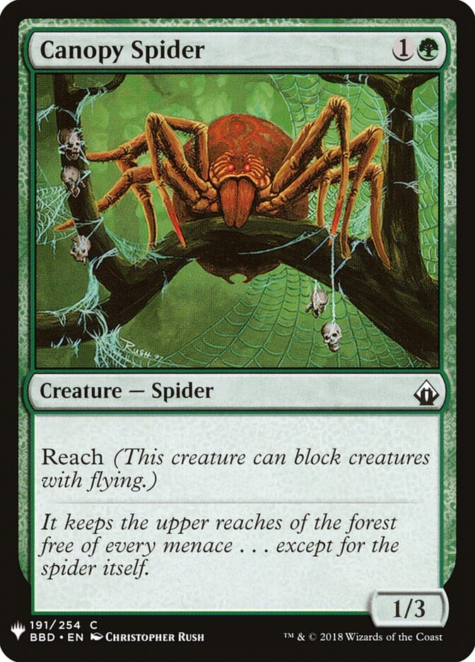Canopy Spider [Mystery Booster] MTG Single Magic: The Gathering  | Multizone: Comics And Games