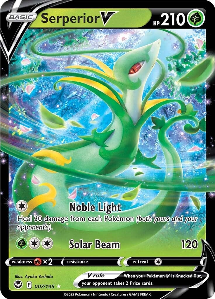 Serperior V (007/195) [Sword & Shield: Silver Tempest] Pokemon Single Pokémon  | Multizone: Comics And Games