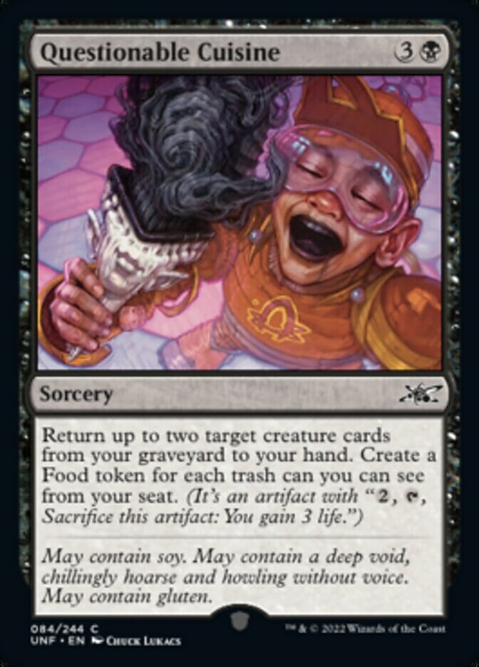 Questionable Cuisine [Unfinity] MTG Single Magic: The Gathering  | Multizone: Comics And Games