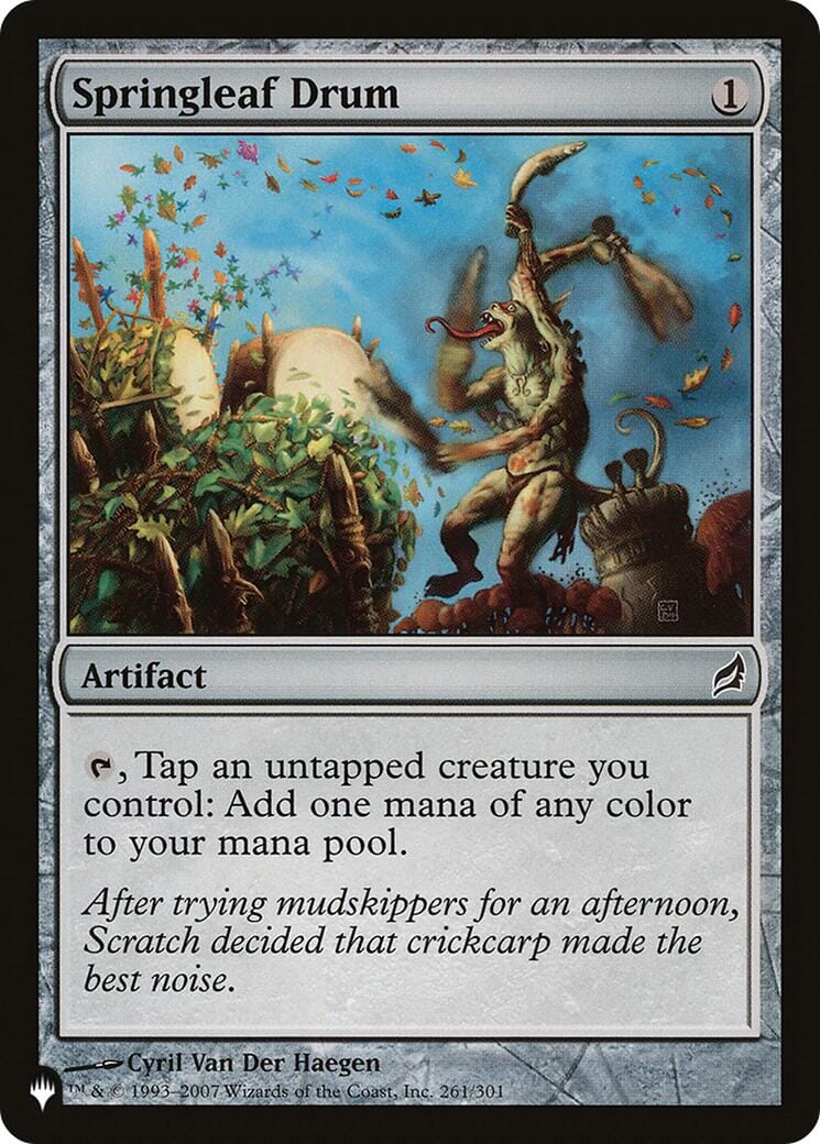 Springleaf Drum [The List] MTG Single Magic: The Gathering  | Multizone: Comics And Games