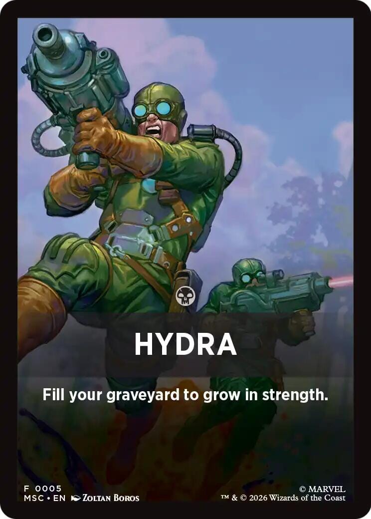 Hydra Theme Card (0005) [Marvel Super Heroes Commander] | Multizone: Comics And Games
