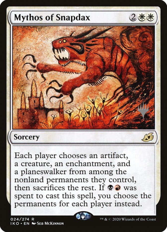 Mythos of Snapdax (Promo Pack) [Ikoria: Lair of Behemoths Promos] MTG Single Magic: The Gathering  | Multizone: Comics And Games
