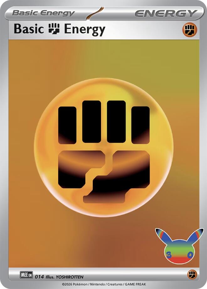 Basic Fighting Energy (014) (30th Celebration) [Mega Evolution Energies] | Multizone: Comics And Games