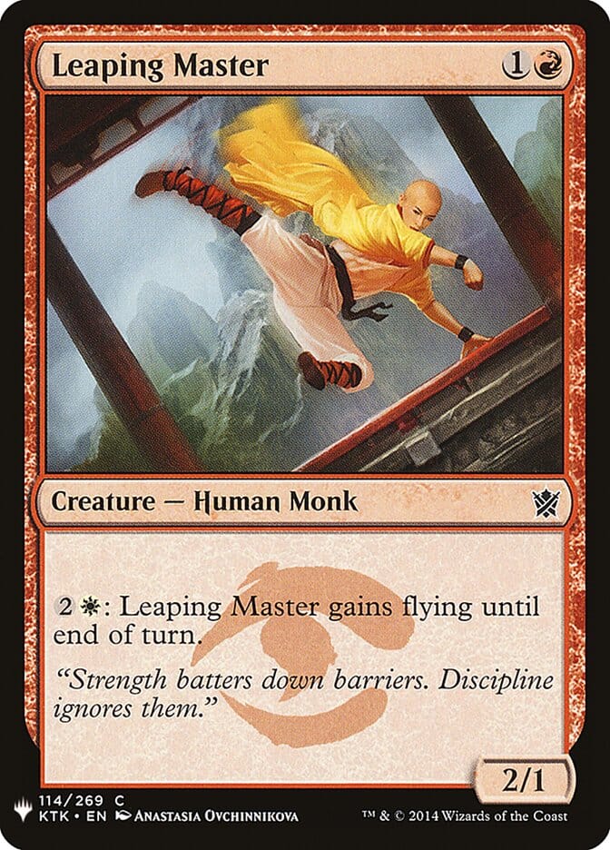 Leaping Master [Mystery Booster] MTG Single Magic: The Gathering  | Multizone: Comics And Games