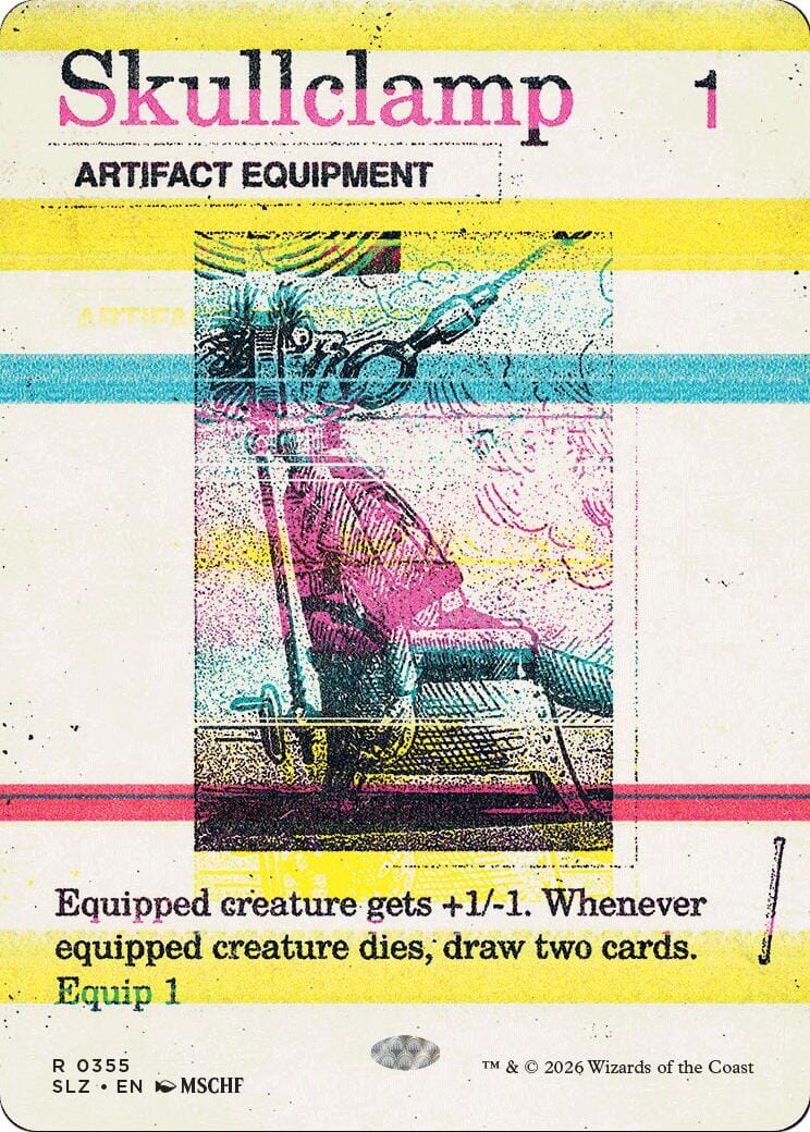 Skullclamp (0355) [Secret Lair x MSCHF: The Zeta Set] MTG Single Magic: The Gathering  | Multizone: Comics And Games