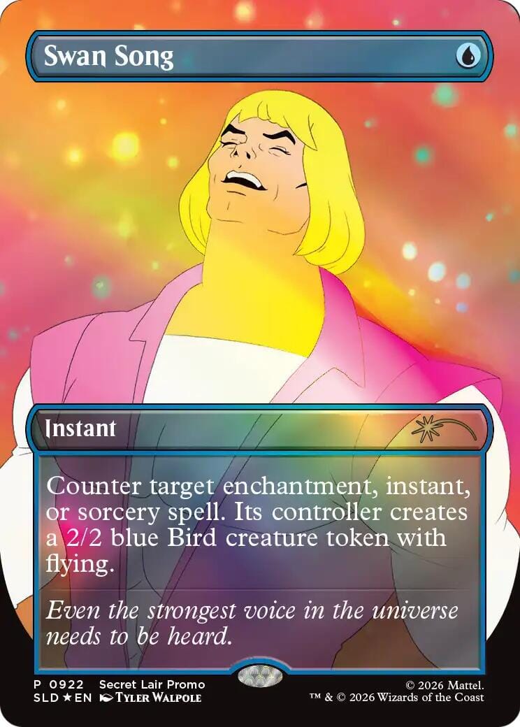 Swan Song (0922) [Secret Lair Drop Series] MTG Single Magic: The Gathering  | Multizone: Comics And Games