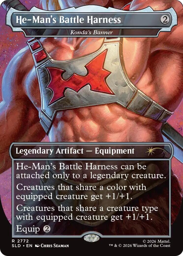 He-Man's Battle Harness - Konda's Banner [Secret Lair Drop Series] MTG Single Magic: The Gathering  | Multizone: Comics And Games