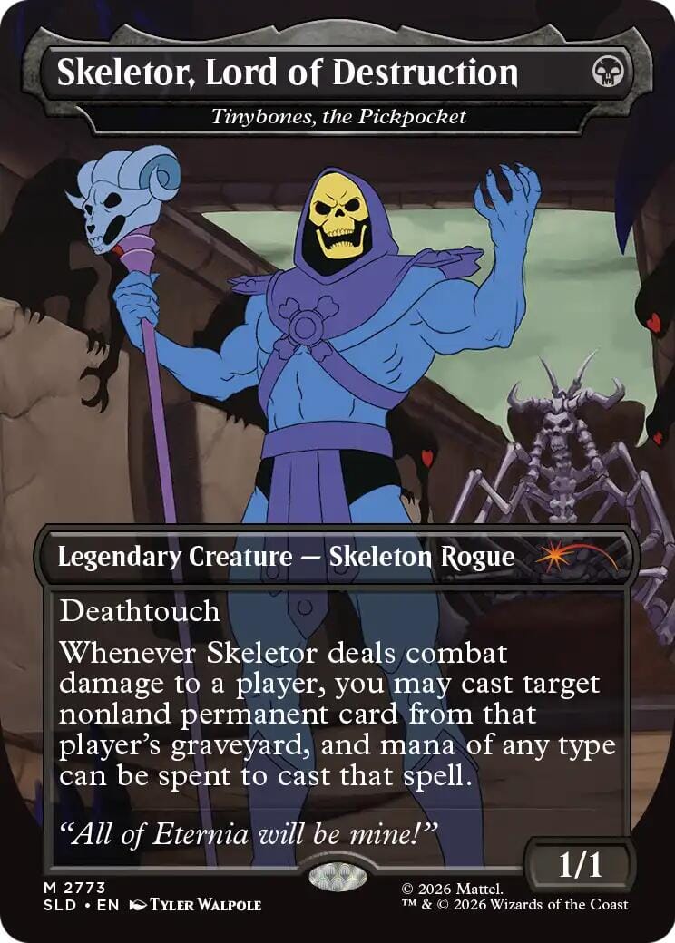 Skeletor, Lord of Destruction - Tinybones, the Pickpocket [Secret Lair Drop Series] MTG Single Magic: The Gathering  | Multizone: Comics And Games