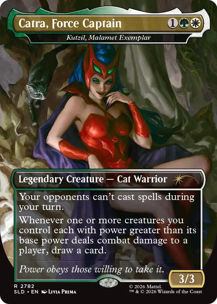 Catra, Force Captain - Kutzil, Malamet Exemplar [Secret Lair Drop Series] MTG Single Magic: The Gathering  | Multizone: Comics And Games