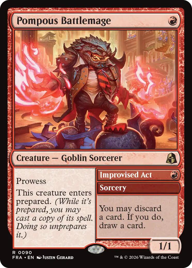 Pompous Battlemage [Reality Fracture] MTG Single Magic: The Gathering  | Multizone: Comics And Games