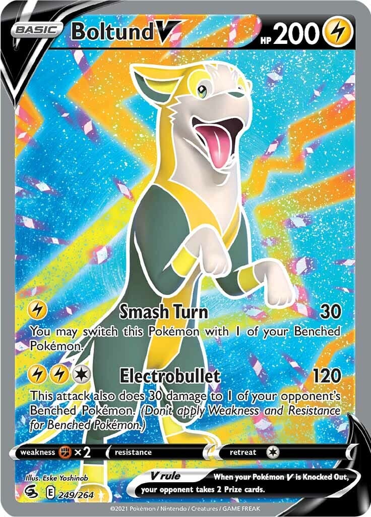 Boltund V (249/264) [Sword & Shield: Fusion Strike] Pokemon Single Pokémon  | Multizone: Comics And Games