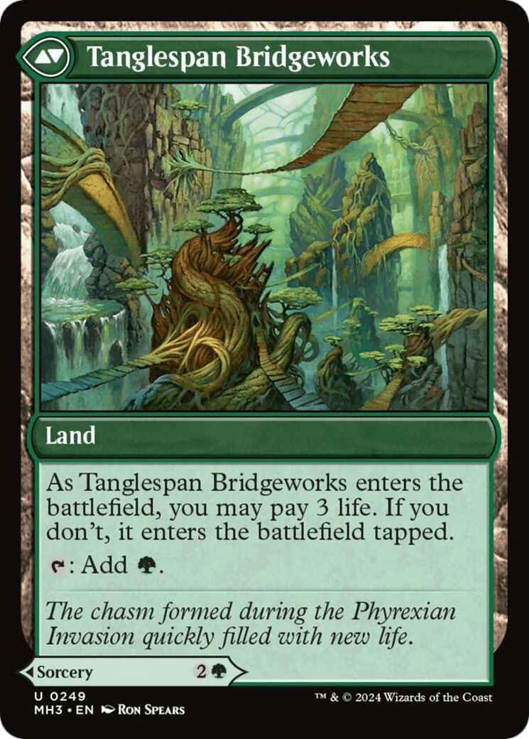 Bridgeworks Battle // Tanglespan Bridgeworks [Modern Horizons 3] MTG Single Magic: The Gathering  | Multizone: Comics And Games