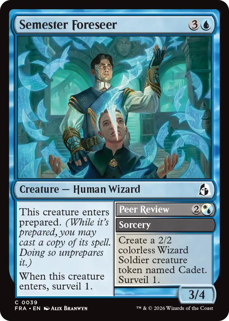 Semester Foreseer [Reality Fracture] MTG Single Magic: The Gathering  | Multizone: Comics And Games