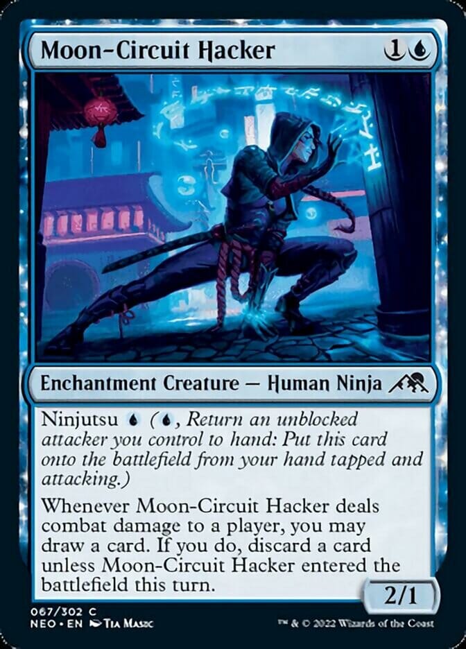 Moon-Circuit Hacker [Kamigawa: Neon Dynasty] MTG Single Magic: The Gathering  | Multizone: Comics And Games