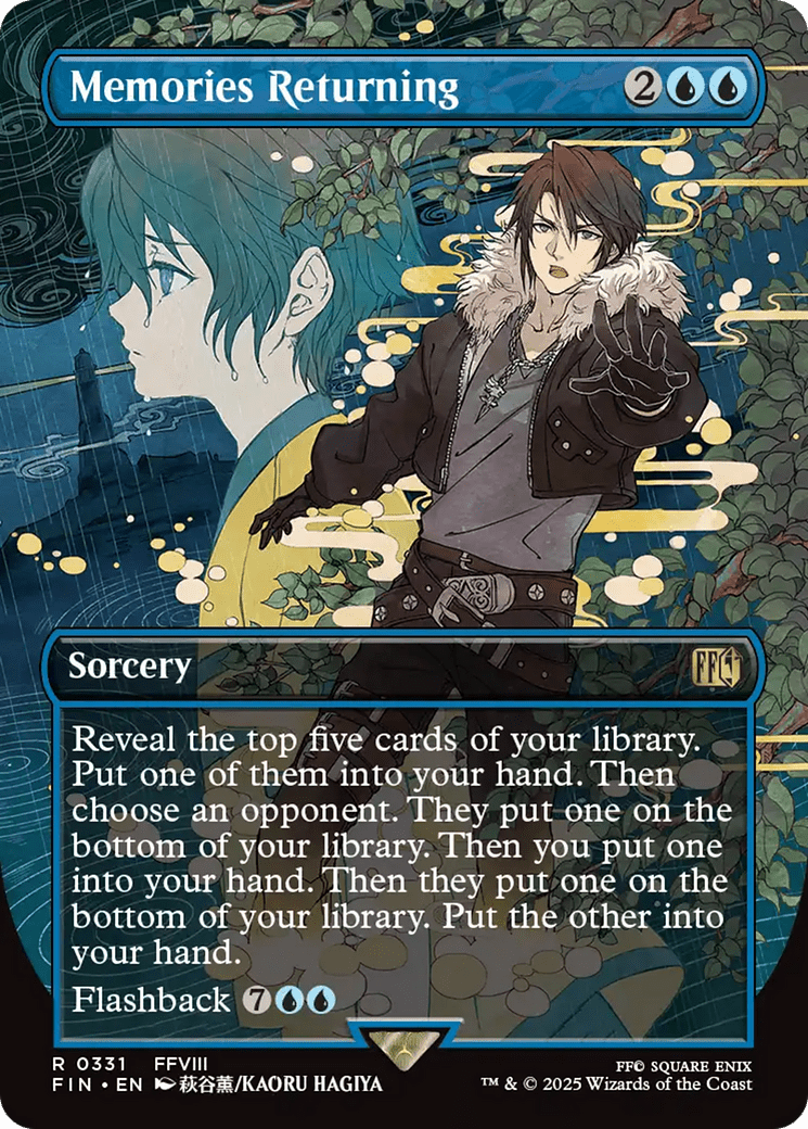Memories Returning (Borderless) [FINAL FANTASY] MTG Single Magic: The Gathering  | Multizone: Comics And Games