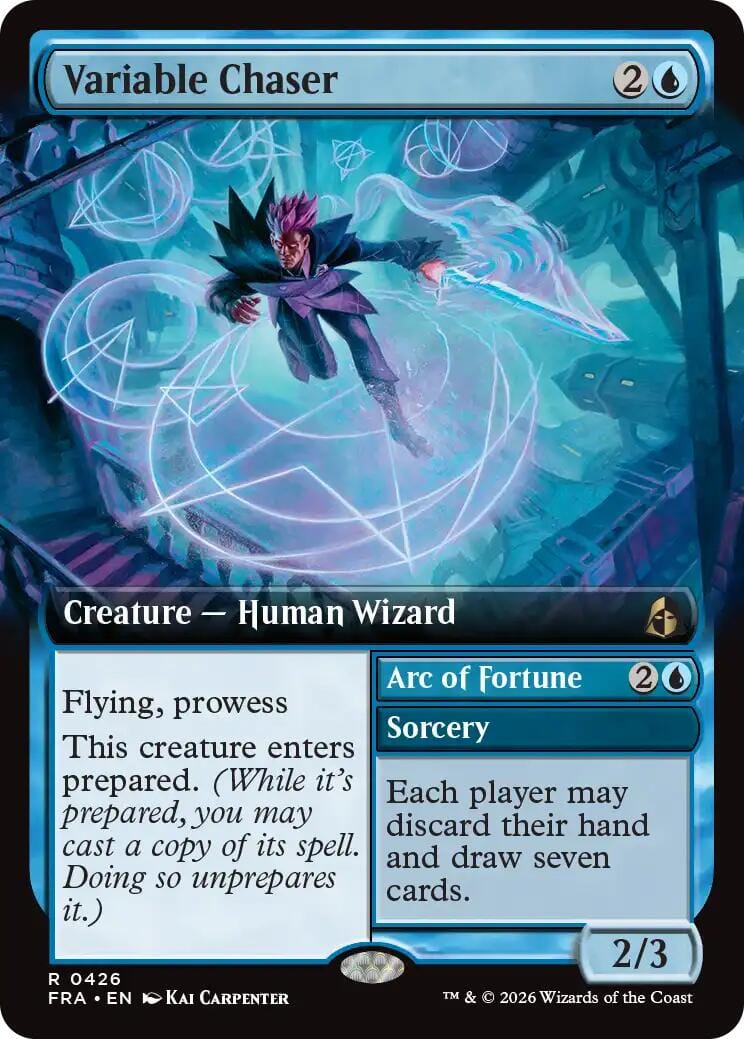 Variable Chaser (Extended Art) [Reality Fracture] MTG Single Magic: The Gathering  | Multizone: Comics And Games
