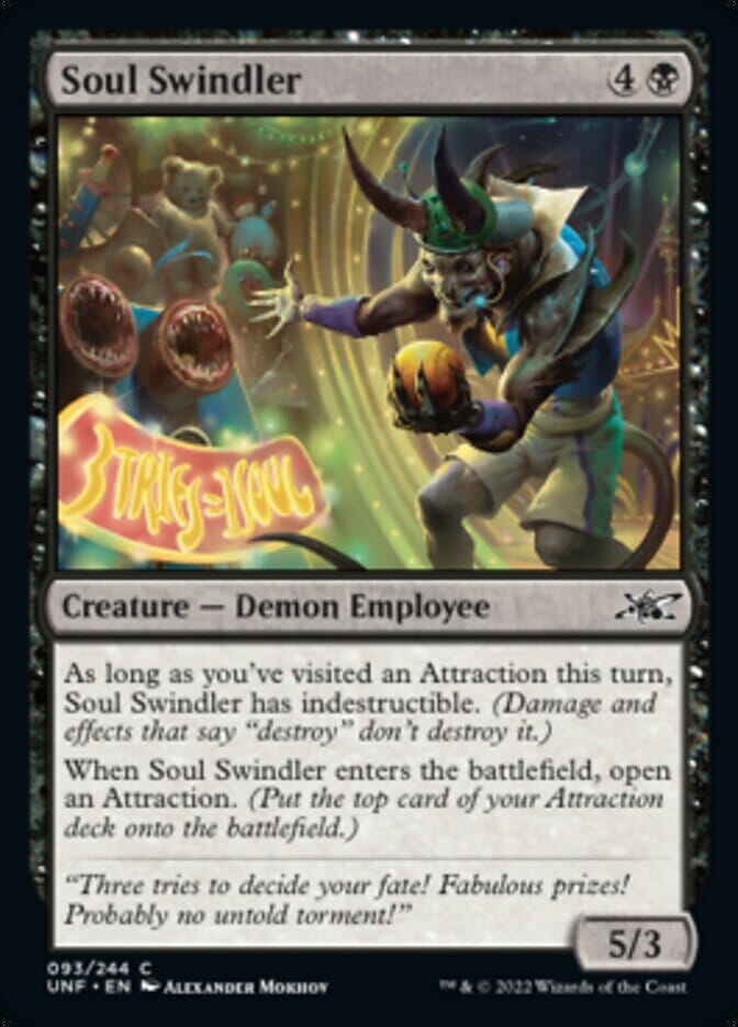 Soul Swindler [Unfinity] MTG Single Magic: The Gathering  | Multizone: Comics And Games