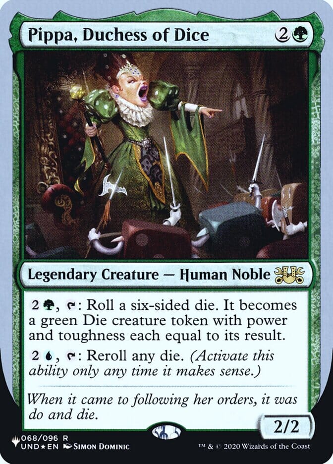 Pippa, Duchess of Dice (Unfinity Foil Edition) [The List] MTG Single Magic: The Gathering  | Multizone: Comics And Games
