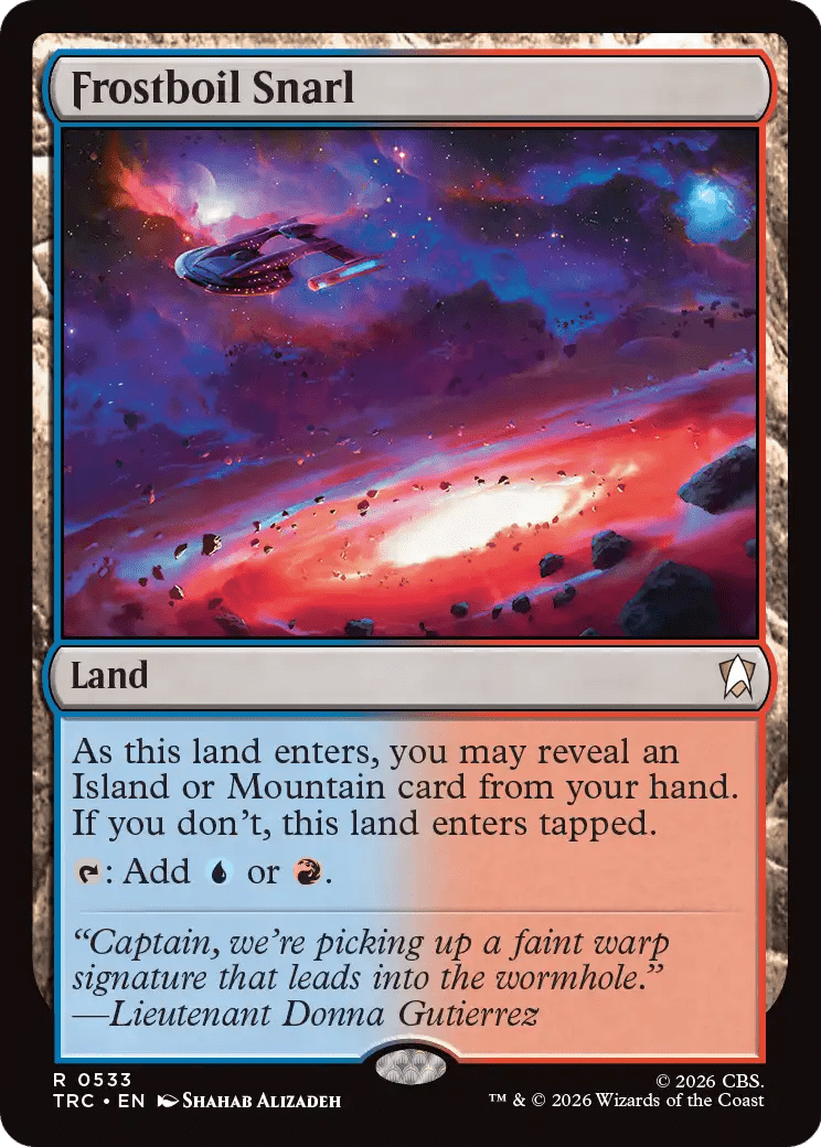 Frostboil Snarl [Star Trek Commander] MTG Single Magic: The Gathering  | Multizone: Comics And Games